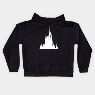 Magic Castle Silhouette Emerald #Pastel Kids Hoodie